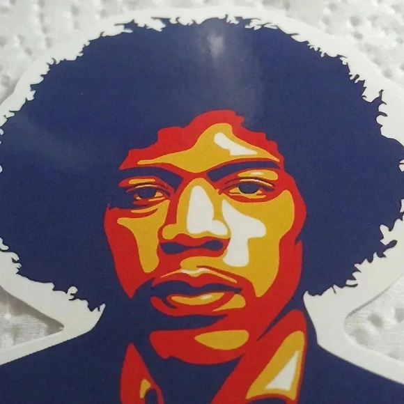 Hendrix..Vintage sticker..waterproof..nwt..we bundle..enjoy - Picture 3 of 3